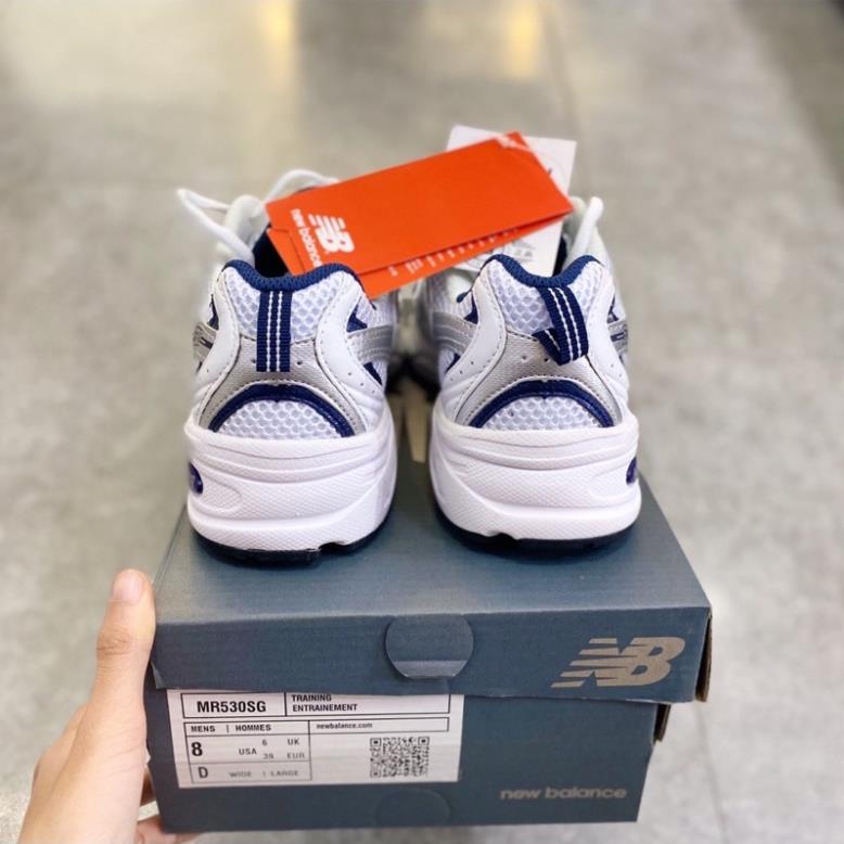 SIÊU PHẨM giày thể thao n trắng xám bản cao cấp nam nữ siêu êm bền nhẹ GIÀY NB 530 TRẮNG XÁM NAM NỮ CAO CẤP