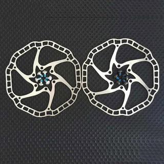 2 chiếc siêu nhẹ xe đạp phanh đĩa thủy lực cánh quạt mtb xe đạp đua đường bộ xe đạp phanh đĩa cánh quạt 160mm 44mm