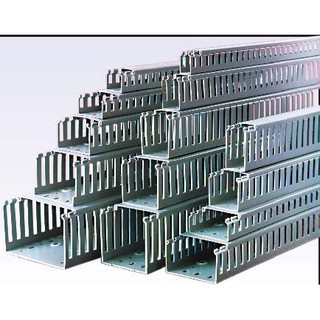 Máng nhựa lắp tủ điện 25x40 mm (1,7m/1Thanh)- Màu ghi