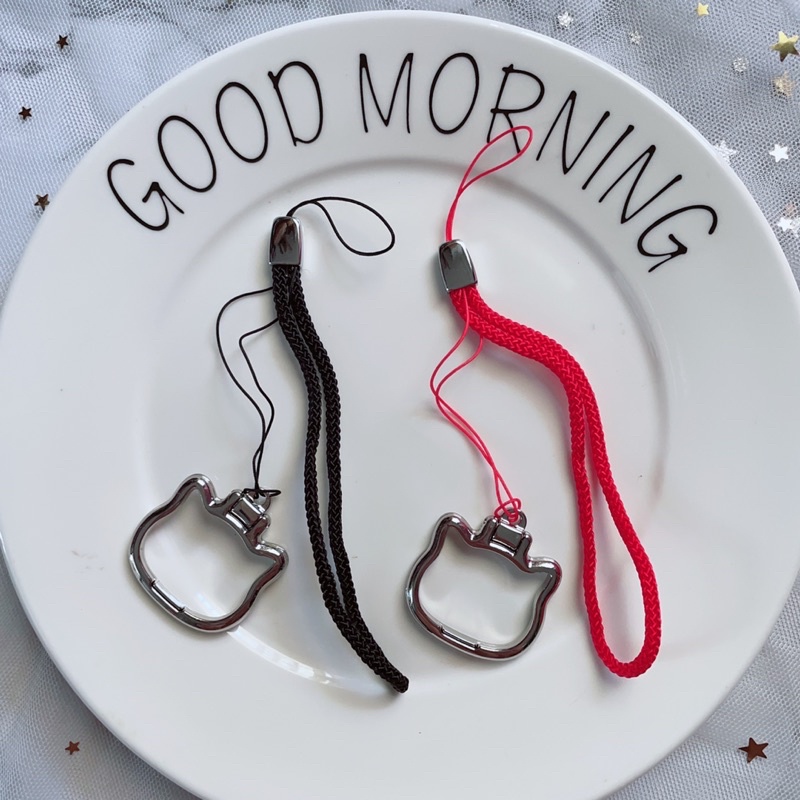 Móc Khoá Móc Ốp Lưng Kèm Giá Đỡ Điện Thoại Mini Hình Kitty Tiện Lợi