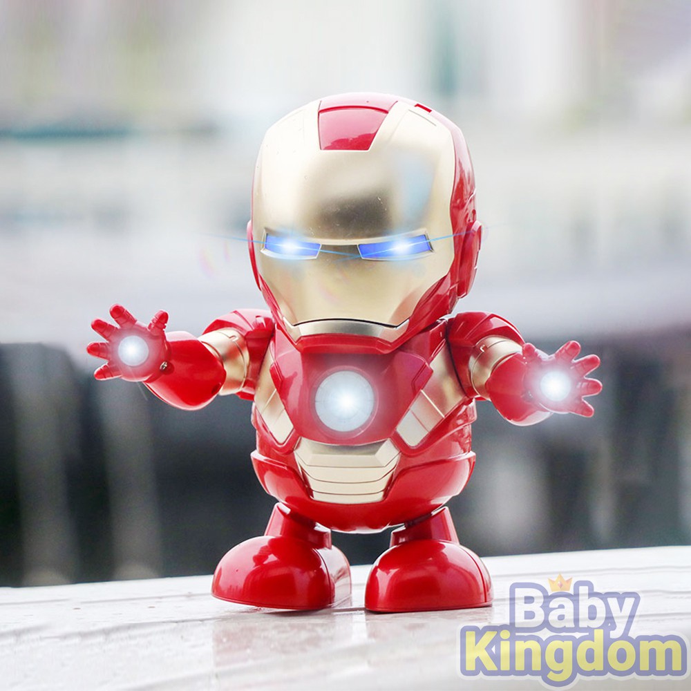 Siêu Phẩm IRON MAN Nhảy Múa Đèn Nhạc Vui Nhộn