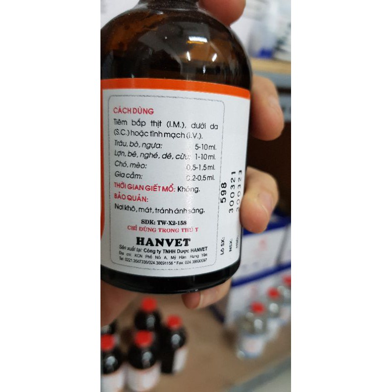 1 lọ vit.a.min c 10% 100 ml hanvet