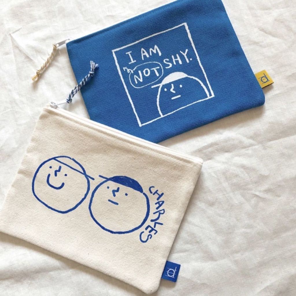 Túi Đựng Mỹ Phẩm Họa Tiết Thêu Phong Cách Anime Xinh Xắn