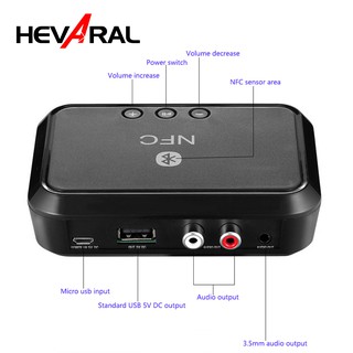 Thiết bị nhận tín hiệu âm thanh bluetooth không dây kèm phụ kiện chất lượng cao