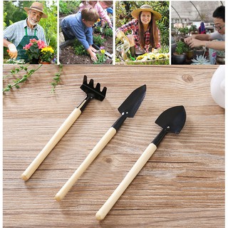 Bộ dụng cụ làm vườn mini 3 món siêu tiện dụng