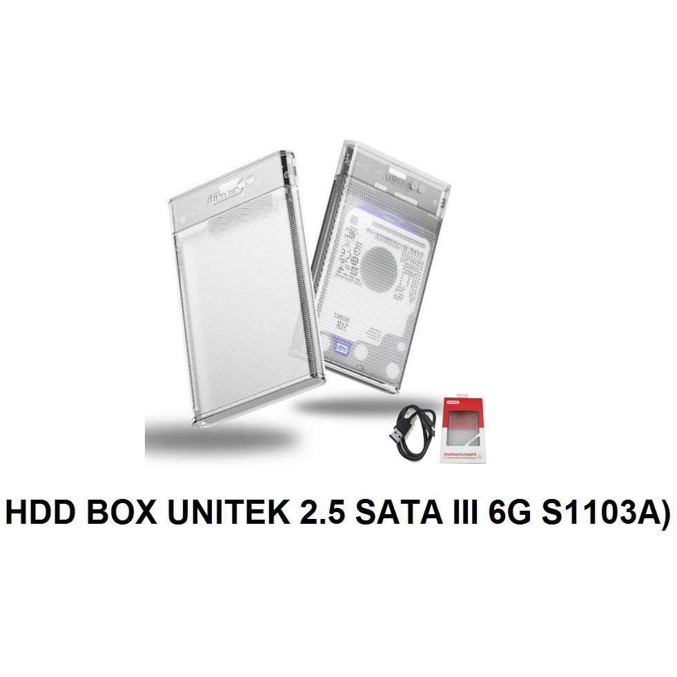 HDD BOX UNITEK 2.5 SATA III 6G S1103A (3.1), HỘP ĐỰNG Ổ CỨNG SATA UNITEK S1103A (USB 3.1)