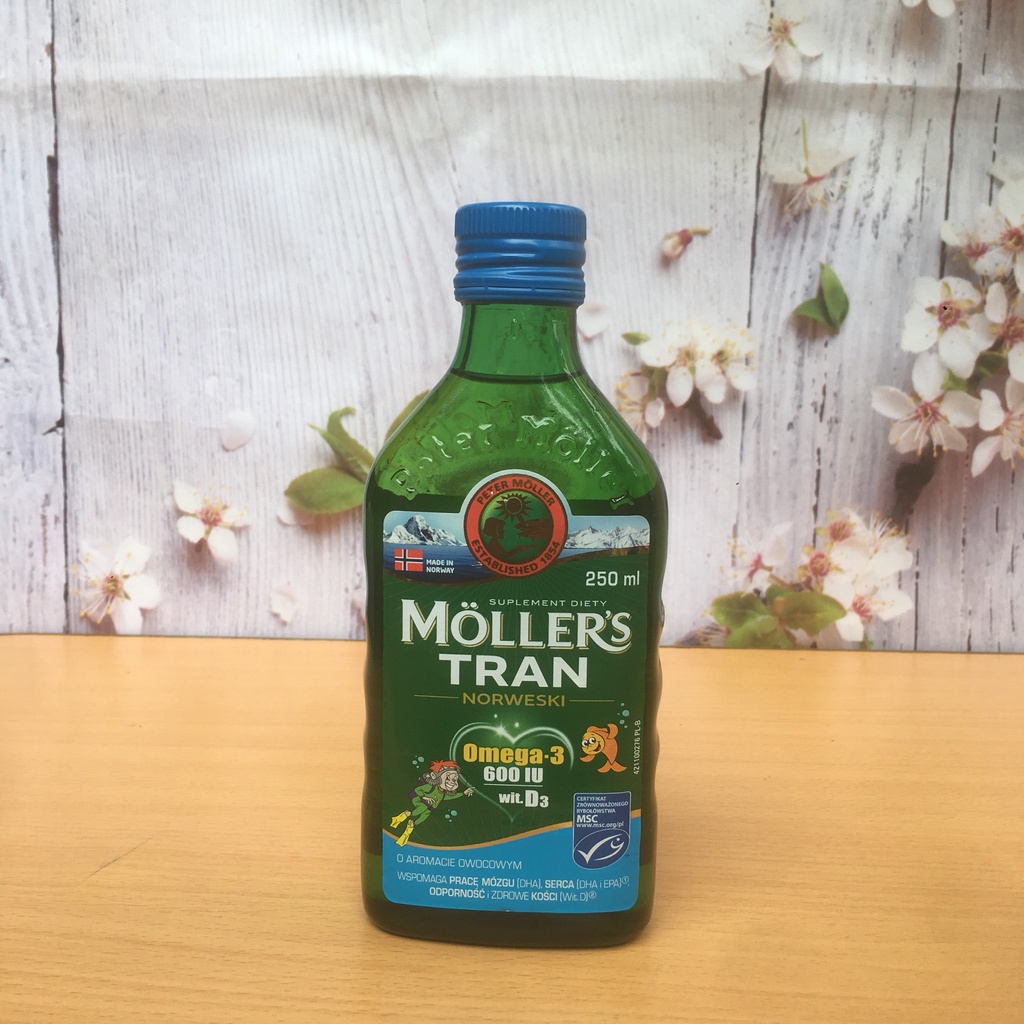 Dầu gan cá tuyết Omega 3 DHA Moller's Tran