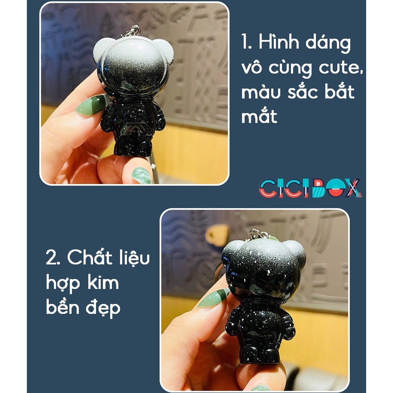 Móc khóa cute phi hành gia dễ thương Móc khóa túi xách phụ kiện CICIBOX