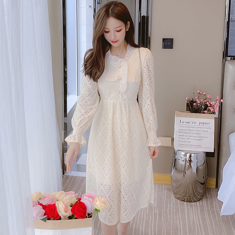 Đầm ren dáng ôm thiết kế mới thời trang dành cho mùa thu năm 2021