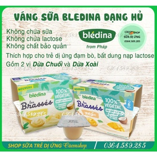 sữa chua dừa Bledina brasses cho bé dị ứng đạm sữa bò từ 6 tháng