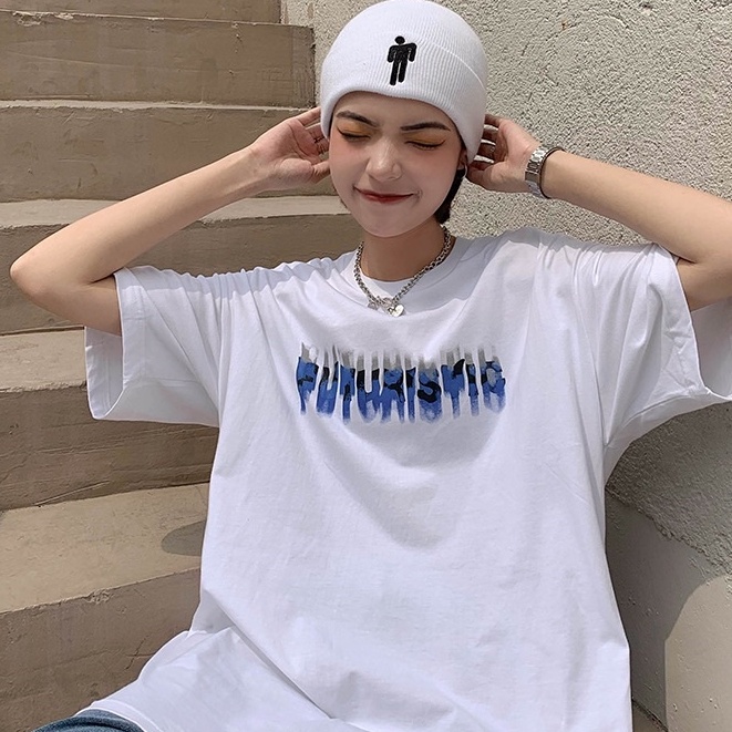 Áo thun tay lỡ nam nữ , áo phông unisex form rộng chất cotton in hình putu