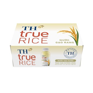 Thùng 24 chai nước gạo rang th true rice 300ml