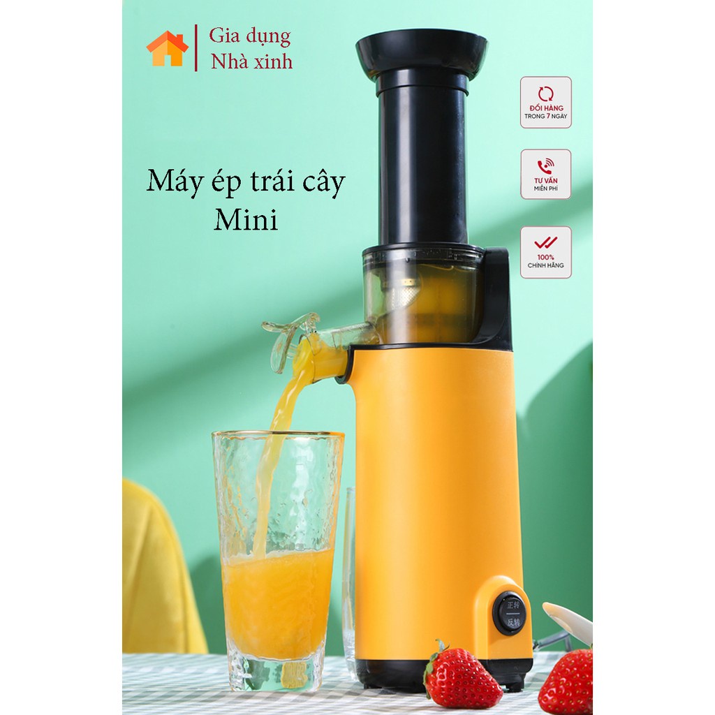 Máy Ép Chậm Mini, Máy Ép Chậm Trái Cây Chính Hãng Bảo Hành 12 Tháng - NOPE Store