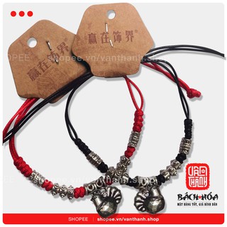 Dây đeo tay may mắn charm Gà Trống