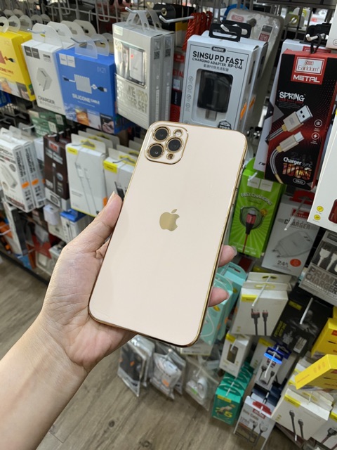 Ốp iphone vuông cạnh 7plus/8plus/x/xs/xsmax/xs max/11/11promax/11pro/12/12mini/12promax độ lên Iphone 12 - Rẻ vô địch