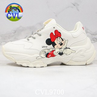 Giày Thể Thao Nữ Mlb Ny Minnie Mickey Mouse Yankees Đế Dày 6cm Thời Trang Năng Động