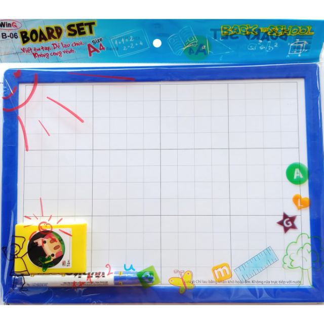 BẢNG HỌC SINH 2 MẶT CAO CẤP SIZE A4