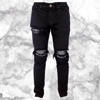 Quần jeans xích đen - Chain Black Jean