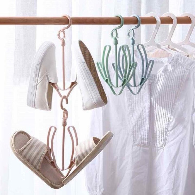 Móc Treo Phơi Giày Dép Thông Minh , Xoay Được 360 Độ