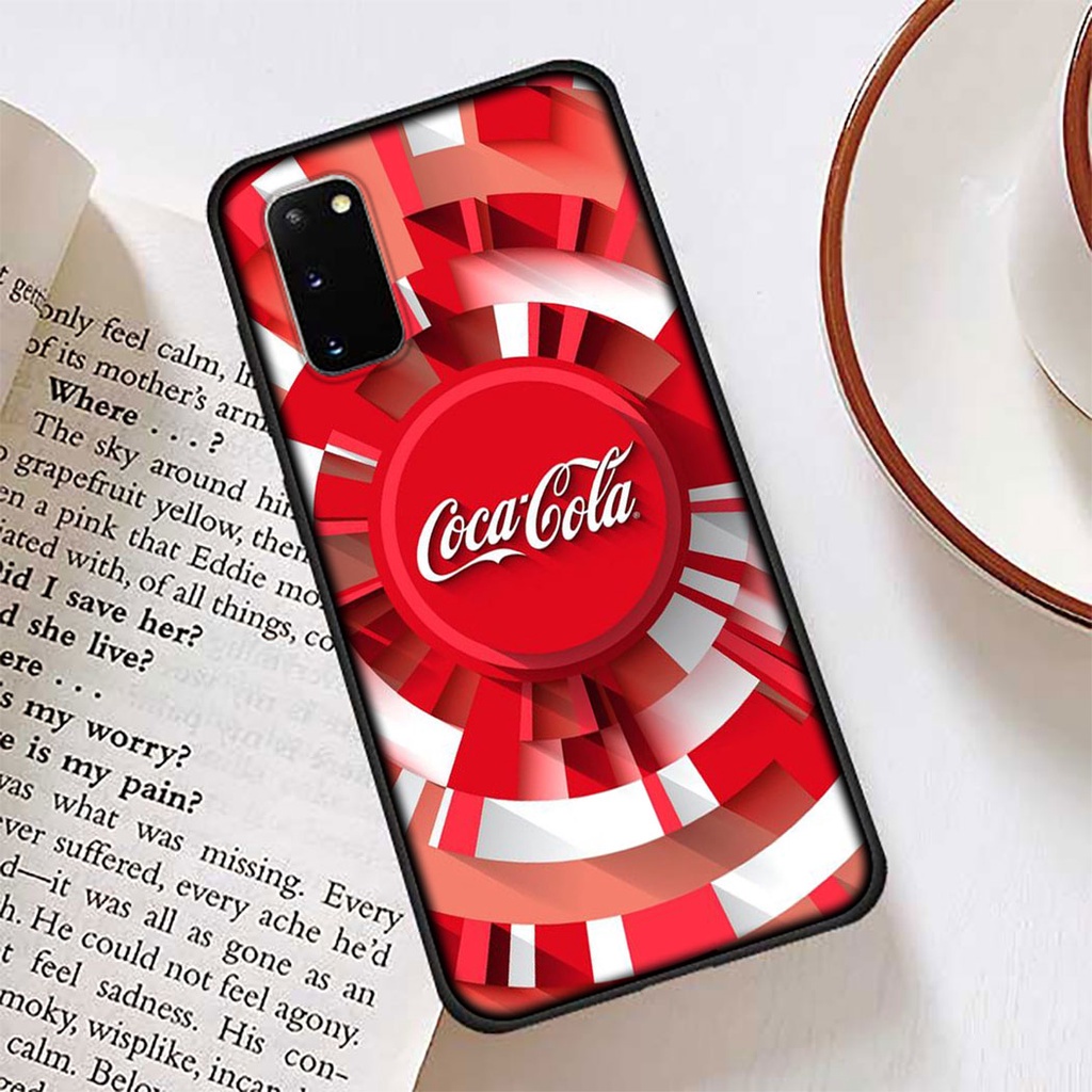 Ốp Điện Thoại Silicon Mềm In logo Coca Cola Cho Samsung S10 S21 S20 Fe Ultra Lite Plus S21S HOOP64
