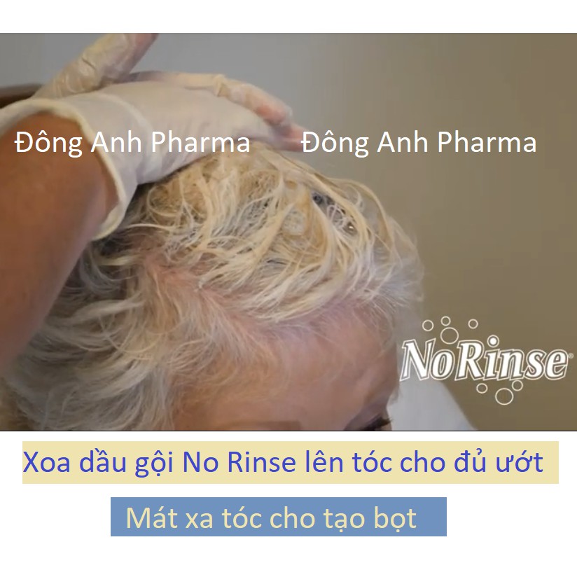 (❣️❣️❣️-5% LN cho quỹ Vacxin) [Nhập khẩu Mỹ] Dầu gội khô NO RINSE 240ml / 8oz - Đông Anh Pharmart