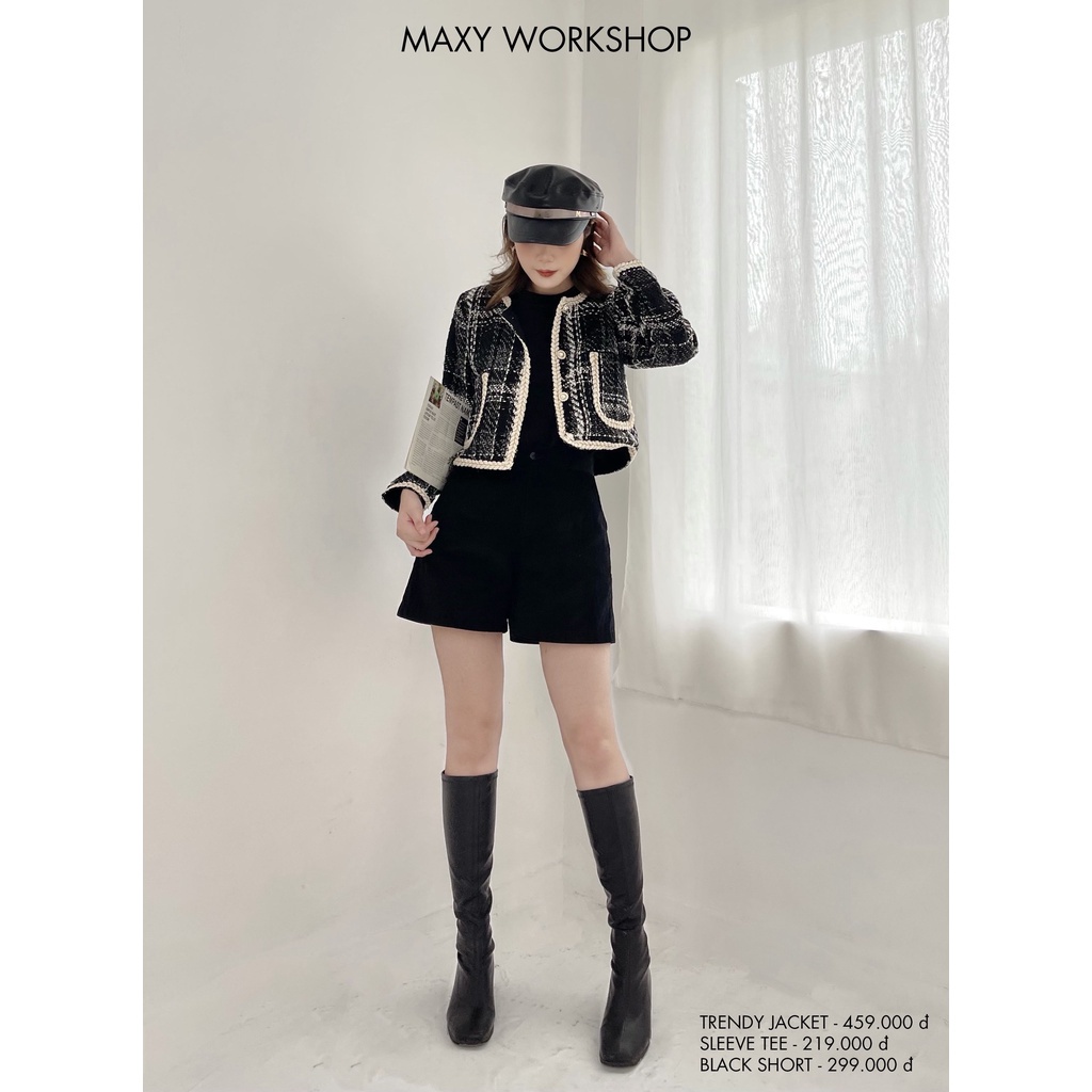 Quần short năng động thoải mái chất nhung mịn short Maxy Workshop | BigBuy360 - bigbuy360.vn