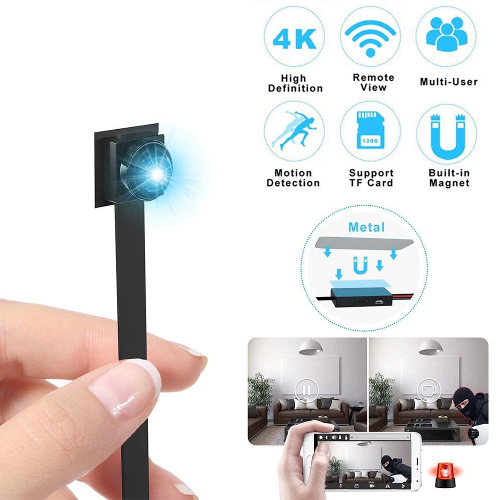 Camera wifi mini - Quay ngày giám sát từ xa qua điện thoại