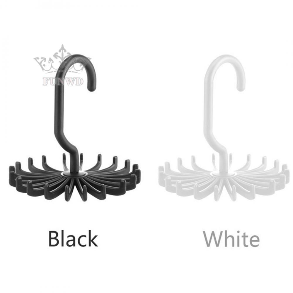 【FUNWD】360º ROTATING BELT TIE HANDBAG RACK CLOSET ORGANIZER HOLDER 20 HOOKS// HOT SELL
