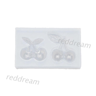 Khuôn silicon hình quả cherry làm đồ trang sức thủ công