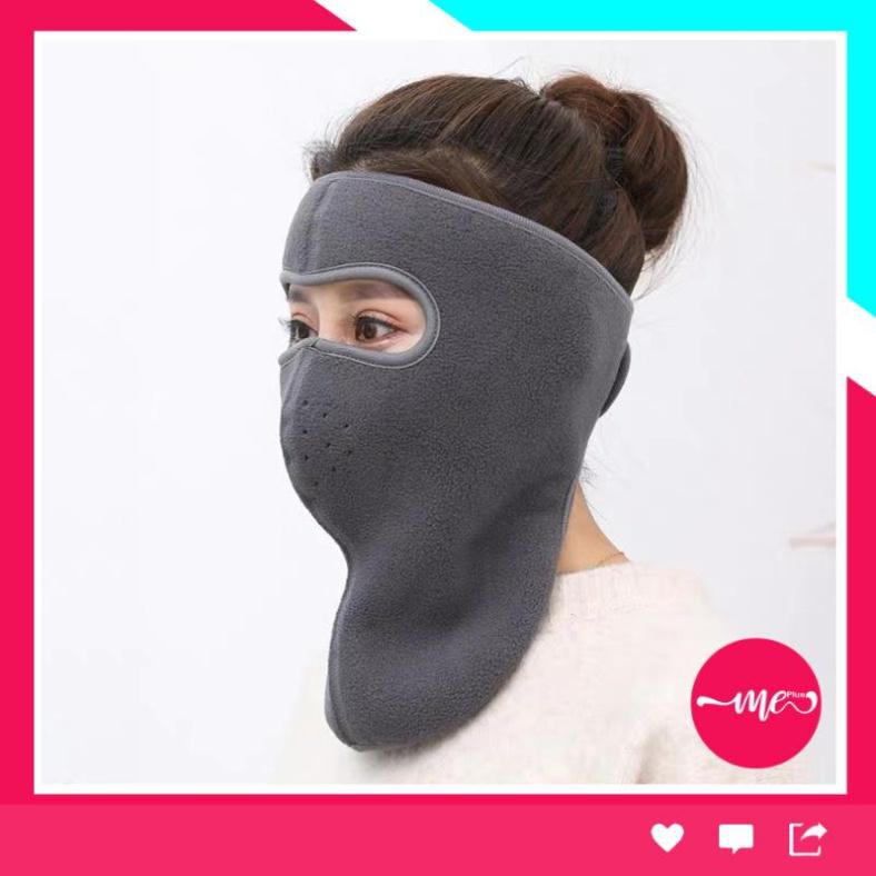 [ HOT SALE ] Bộ 20 khẩu trang ninja che cổ che tai vải nỉ dán sau gáy dễ dùng phù hợp nam và nữ
