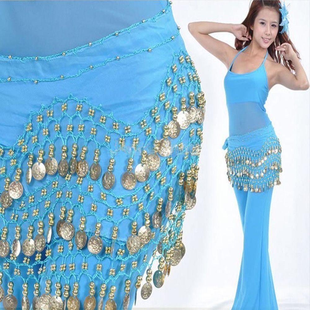 Chân Váy Phối Dây Xích Thời Trang Xinh Xắn Cho Nữ|Thắt Lưng Chiffon Đính 3 Đồng Xu Thời Trang