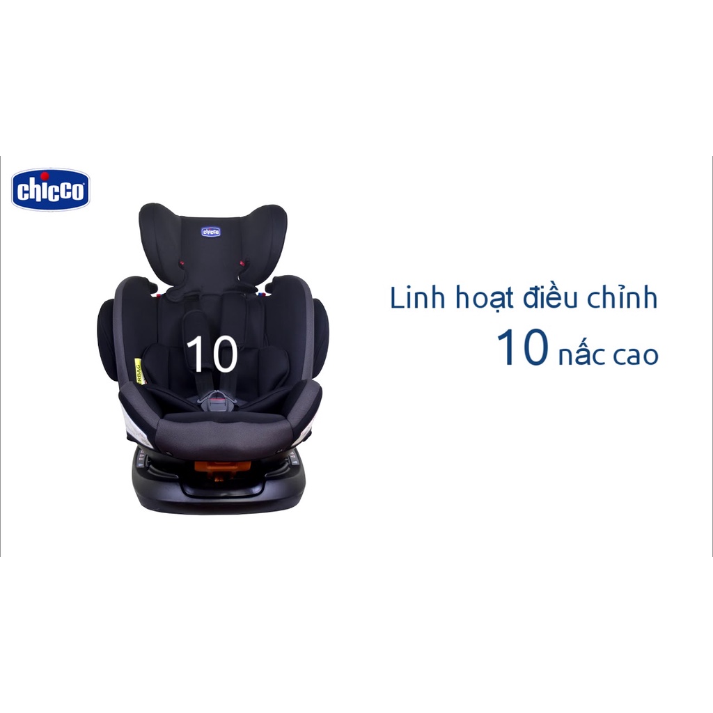 Ghế ngồi oto CHICCO unico isofix 0-12y, ghế ngồi oto chất liệu an toàn cao cấp - Monnie Kids