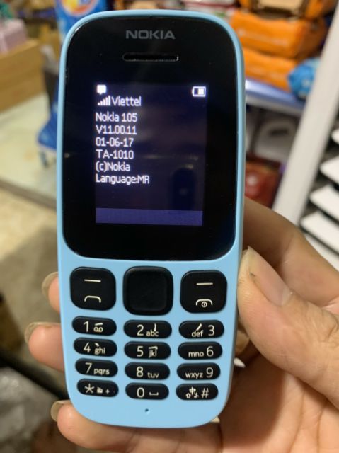 Điện thoại nokia 105 1 sim 2017 ( chính hãng cũ 99% )