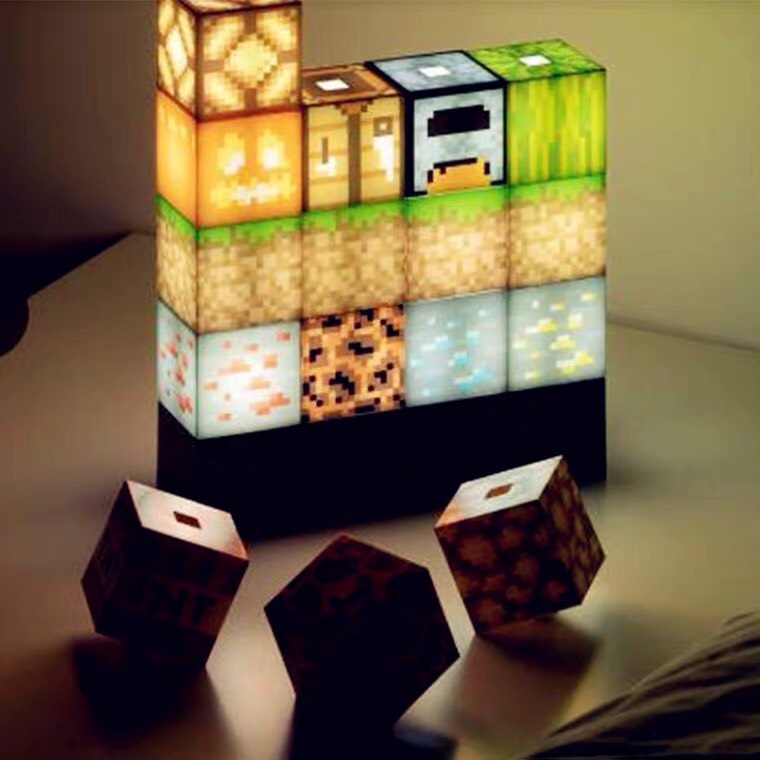 Đèn lego lắp ráp thông minh trang trí nhà cửa,phòng ngủ góc làm việc-Ráp