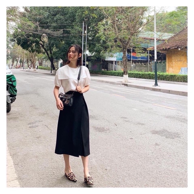 Chân váy maxi tà chéo cho nữ | BigBuy360 - bigbuy360.vn