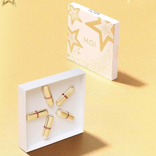 Son thỏi mini - set 5 thỏi - son hồ ngọc hà