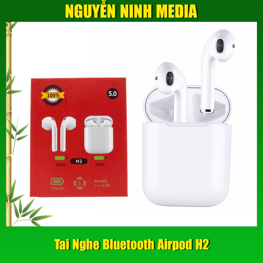 Tai Nghe Airpods H2 Bluetooth 5.0 Tự Động Kết Nối