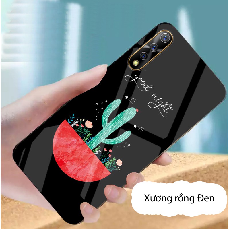 Ốp Vivo S1 , S1 Pro mặt kính gương bóng