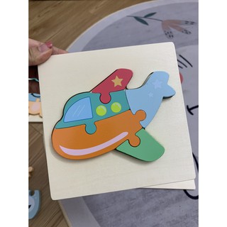 Tranh Gỗ Ghép Hình 3D Cho Bé