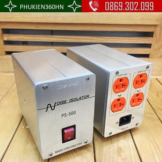 Bộ lọc nguồn điện biến áp cách ly audio 220v/100v ps500 cao cấp