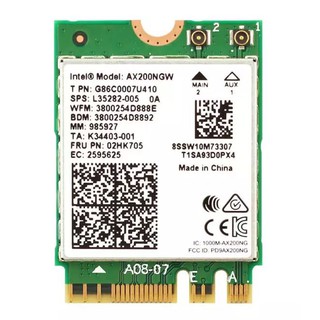 Card Wifi Bluetooth Intel 9260, AX200