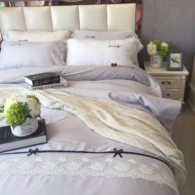 Chăn ga gối cotton 60s xinh cực