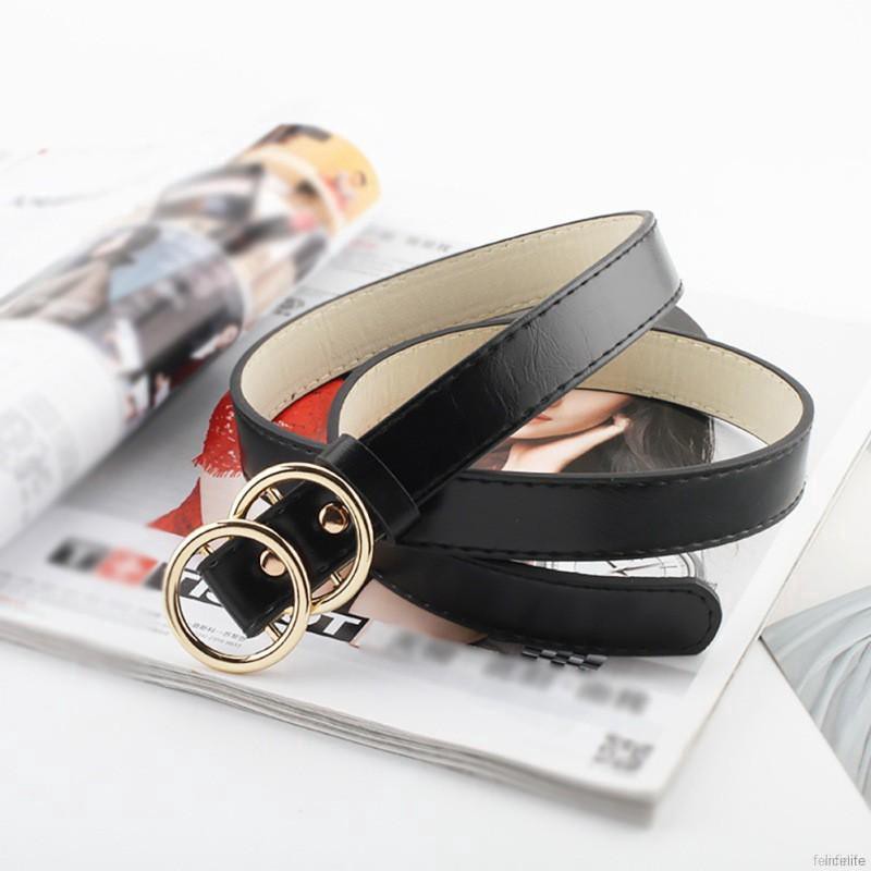 Dây thắt lưng da thời trang cá tính cho nữ