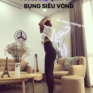 Quần Legging Cạp Cao Dày Dặn - Gen Bụng & Tôn Mông