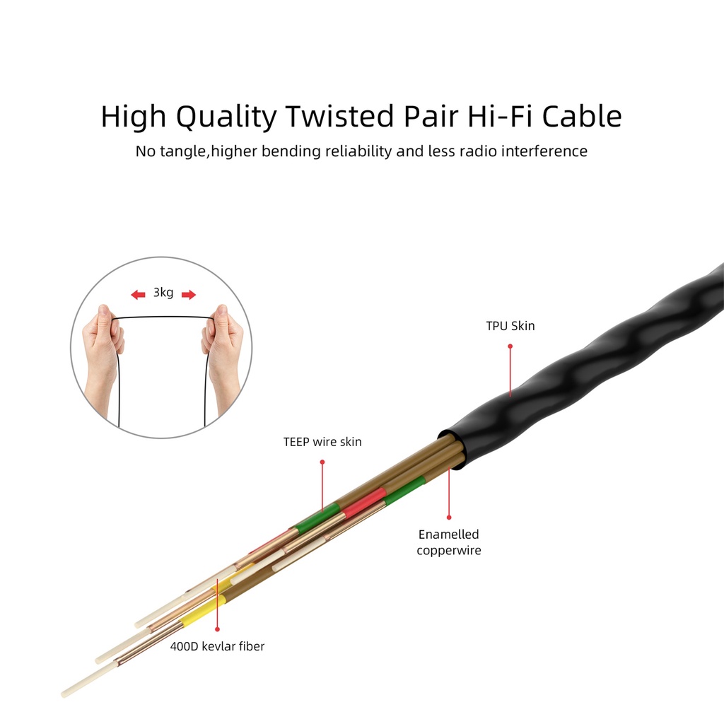 Tai nghe nhét tai soundmagic e10 chống ồn âm thanh sống động