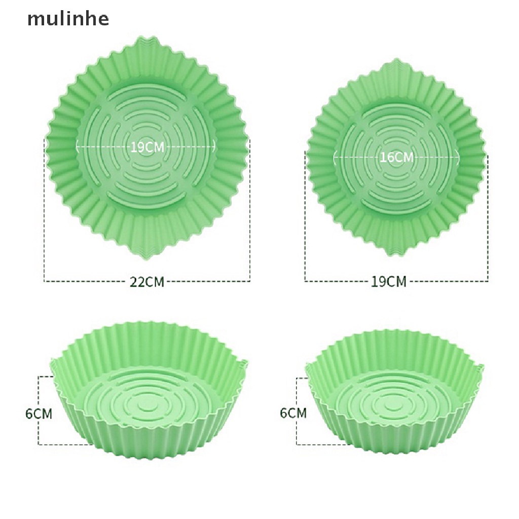 1 Nồi Chiên Không Dầu mulinhe Bằng Silicone Chống Dính Kèm Khay Nướng