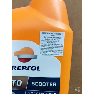 Nhớt Repsol Scooter 5w40 1 lít