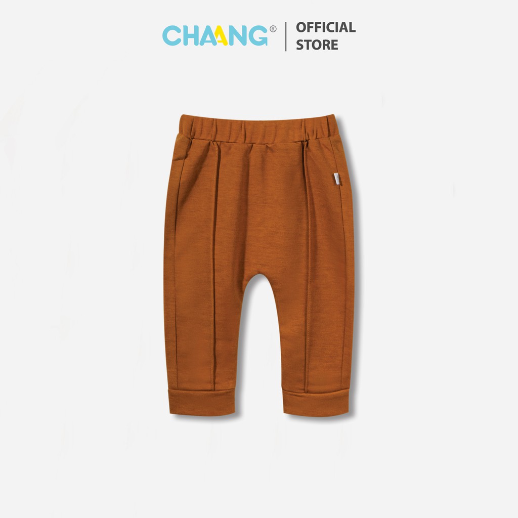 Quần jogger cho bé Dino nâu CHAANG