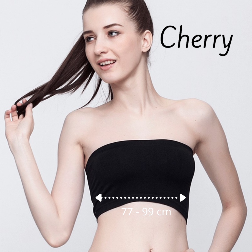 Áo quây ngực croptop bra nhún CHERRY màu trơn cho nữ V051 | BigBuy360 - bigbuy360.vn