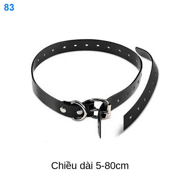 2021 ▪Cổ áo cho chó Dây xích PU Màu đen lớn và nhỏ Có thể điều chỉnh Người huấn luyện điện tử chuyên dụng